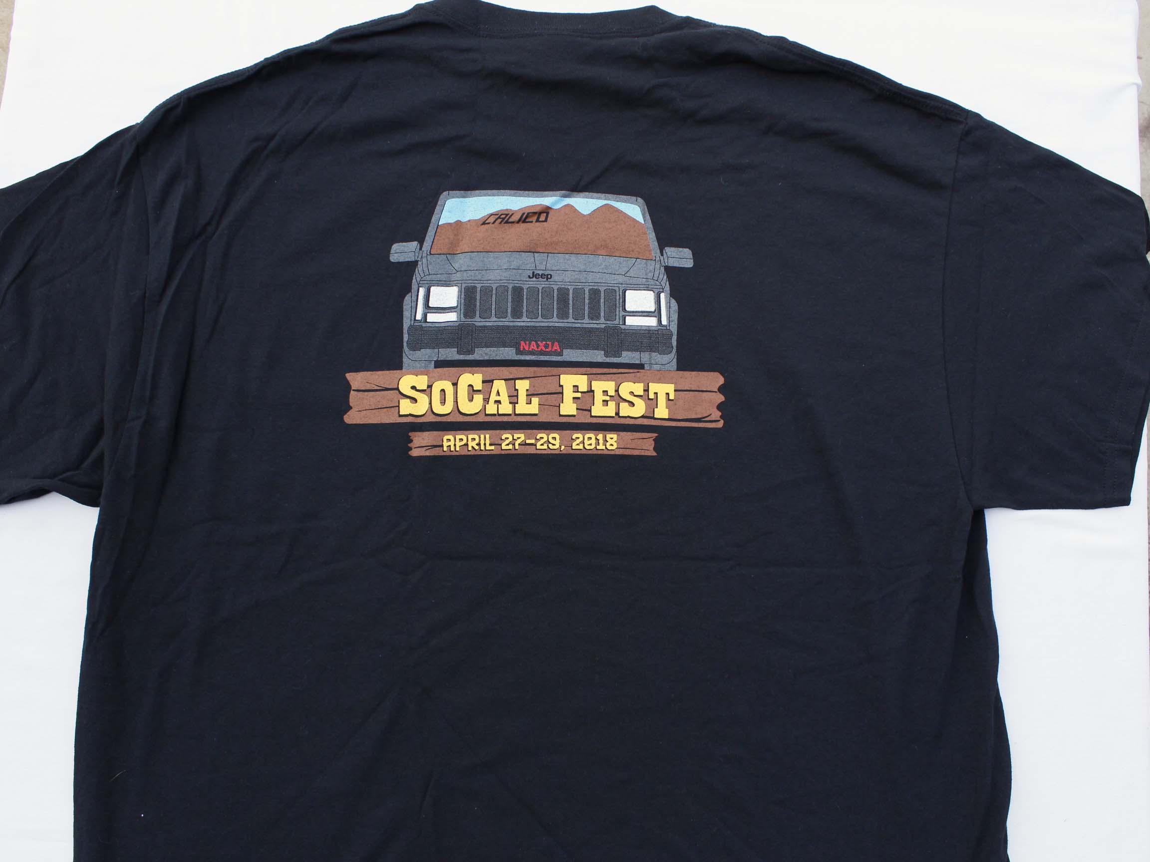 (image for) SCF 2018 Men's Short Sleeve T-shirt Size 2X - Color: Black